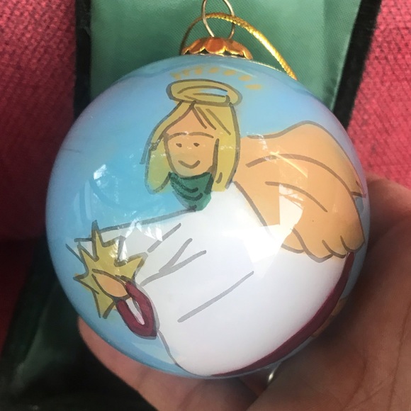 3/$15 Hand Painted Inside Glass Ornament - Picture 2 of 10